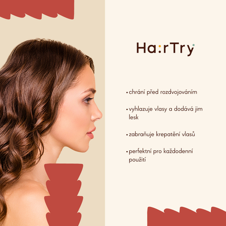 HairTry - Silky Shield - Ochranné vyhlazující sérum na konečky vlasů - 50 ml