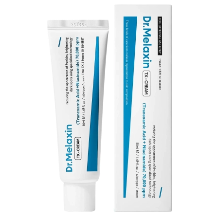 Dr.Melaxin - TX-Cream - Rozjasňující krém na obličej s kyselinou tranexamovou - 50 g