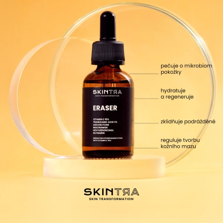 SkinTra - Eraser - Sérum na pigmentové skvrny s vitaminem C 10 % - 30 ml 