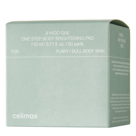Celimax - Ji.Woo.Gae One Step Body Brightening Pad - Peelingové tělové tampony - 60 ks / 110 ml