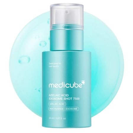 Medicube - Azelaic Acid Exosome Shot 7500 - Sérum se stimulačním účinkem s mikrojehličkami a kyselinou azeleaovou - 30 ml