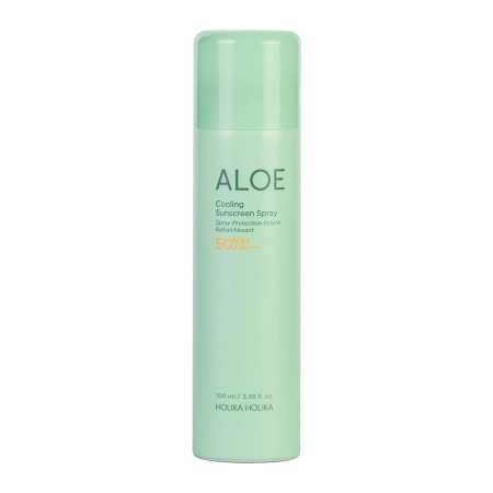 Holika Holika - Aloe Ice Cooling Sun Spray SPF50+/PA++++ - Chladivý sprej s ochranným faktorem - 100 ml