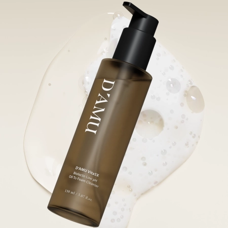 D'AMU - Vita5X BioLacto Mild Acidic Oil-to-Foam Cleanser - Odličovač a čistič obličeje na bázi oleje - 150 ml
