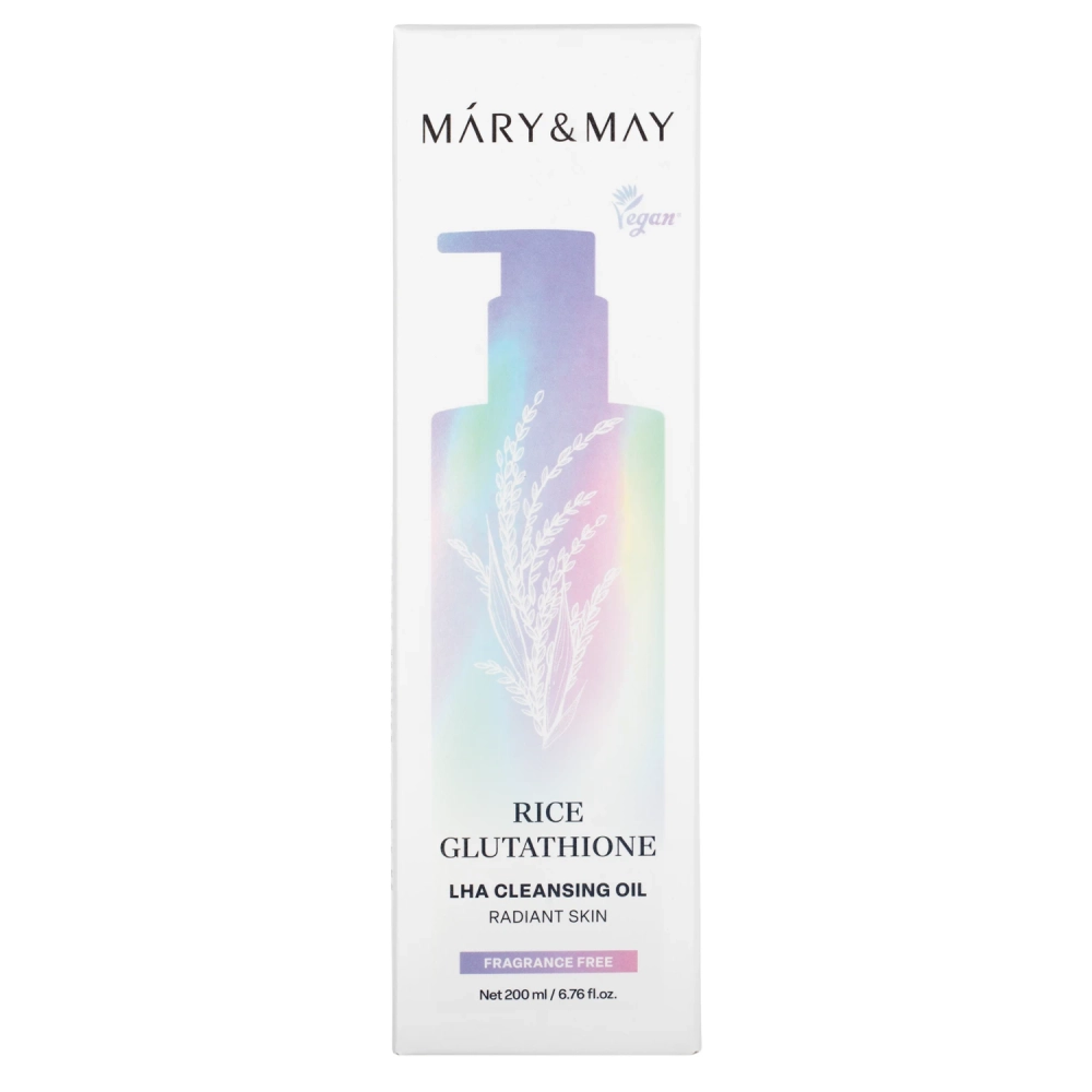 mary&may rice glutathione lha cleansing oil - - Čistící olej na obličej - 200 ml كريم للعين بخلاصة طبيعية