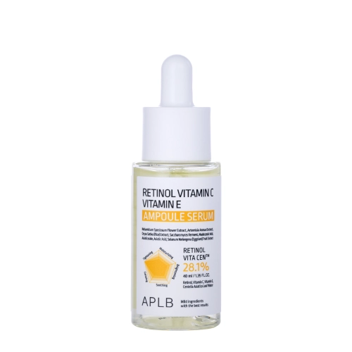 APLB - Retinol Vitamin C Vitamin E Ampoule Serum - Ampulové sérum s Retinolem a vitaminy C a E - 40 ml