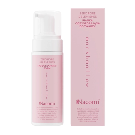 Nacomi - Zero Pore & Blemishes - Čistící pěna na obličej - Marshmallow - 150 ml