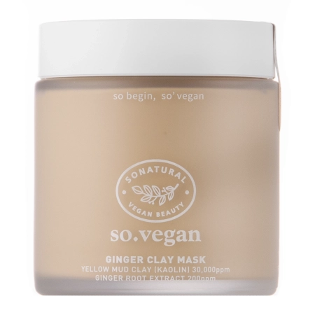So Natural - So Vegan Ginger Clay Mask - Jílová maska na obličej - 110 ml