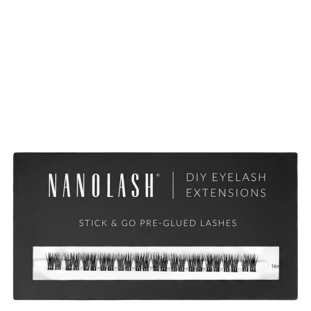 Nanolash - Stick & Go Pre-Glued Lashes - Trsy řas s lepidlem - Heartbreaker - 1 balení