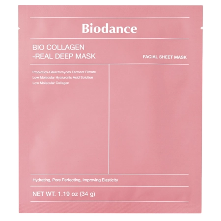 Biodance - Bio-Collagen Real Deep Mask - Zpevňující kolagenová maska na obličej - 1ks/34g