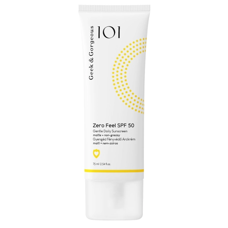 Geek&Gorgeous - Zero Feel SPF50 - Neviditelný opalovací krém SPF50 - 75 ml