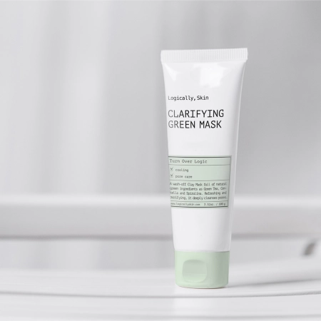 Logically, Skin - Clarifying Green Mask - Čisticí jílovitá pleťová maska - 100 g