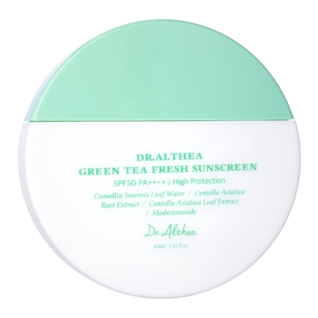 Dr. Althea - Green Tea Fresh Sunscreen SPF50+ PA++++ - Zklidňující opalovací krém - 45 ml