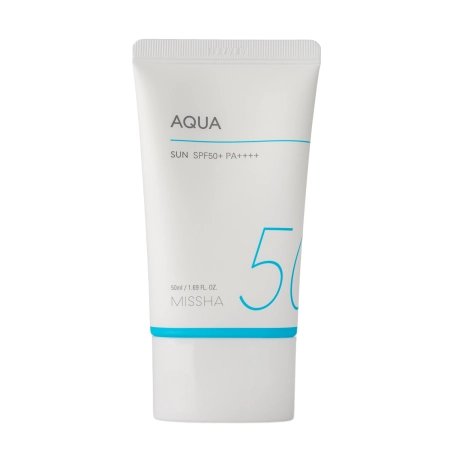 Missha - All-Around Safe Block Aqua Sun SPF50+/PA++++ - Krém s ochrannými UV filtry - 50 ml