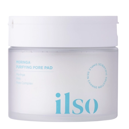 Ilso - Moringa Purifying Pore Pad - Čisticí a exfoliační polštářek na obličej - 160 ml  