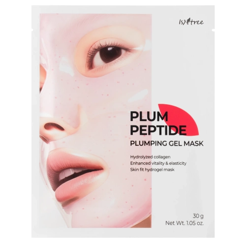 Isntree - Plum Peptide Plumping Gel Mask - Gelová zpevňující a vyhlazující maska - 30 g