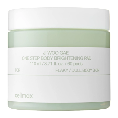 Celimax - Ji.Woo.Gae One Step Body Brightening Pad - Peelingové tělové tampony - 60 ks / 110 ml