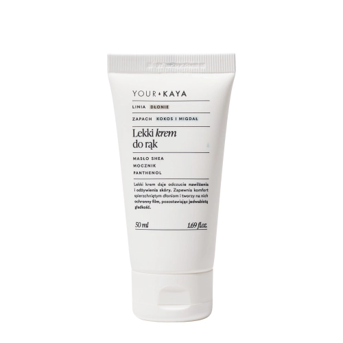 Your Kaya - Lehký krém na ruce s vůní kokosu a mandlí - 50 ml