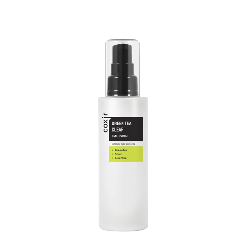 Coxir - Green Tea Clear Emulsion - Zklidňující pleťová emulze se zeleným čajem - 100 ml