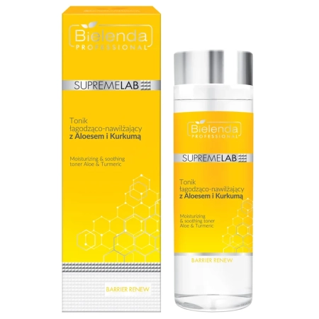 Bielenda Professional - Supremelab - Barrier Renew - Moisturizing&Soothing Toner Aloe&Turmeric - Zklidňující a hydratační tonikum s aloe vera a kurkumou - 200 ml
