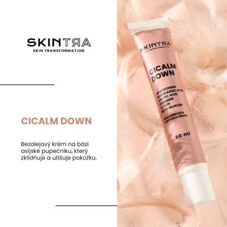 SkinTra - Cicalm Down - Lehký Cica krém - 50 ml