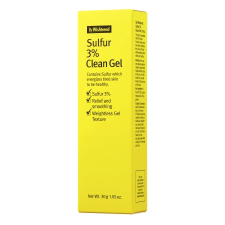 By Wishtrend - Sulfur 3% Clean Gel - Lokální gel na nedokonalosti - 30 ml