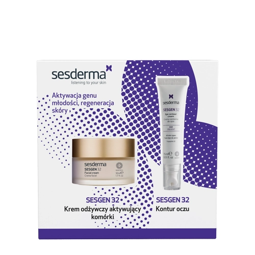 sesderma - Sesgen Set - Sada vyživujících produktů - Krém na obličej 50ml + Krém na oční okolí 15ml