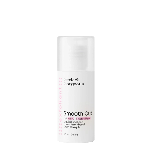 Geek & Gorgeous - Smooth Out - Silný peeling s 12% kyselinou glykolovou a mléčnou - 30 ml