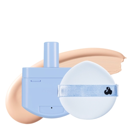 Unleashia - Babe Skin Baby Blue Cushion - Náplň + Houbička - Make-up v polštářku - 21N Fluffy - 15 g 