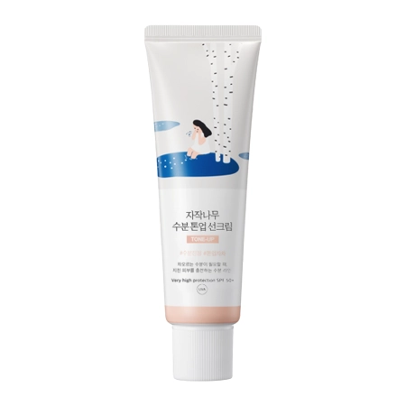 Round Lab - Birch Moisture Tone-Up Sunscreen - Tónovací opalovací krém - 50 ml