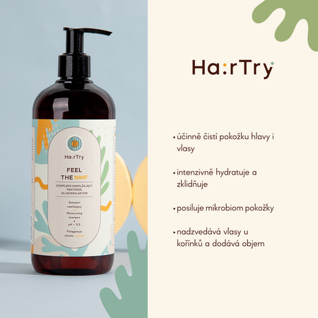 HairTry - Feel The NMF - Hydratační šampon - 500 ml 