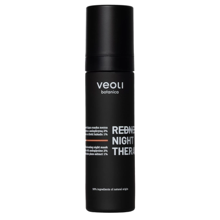 Veoli Botanica - Redness Night Therapy - Zklidňující a rozjasňující noční maska na červené žilky - 50 ml