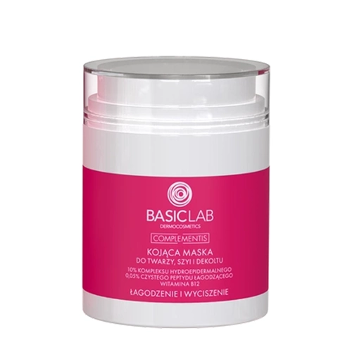 BasicLab - Complementis - Zklidňující maska na obličej, krk a dekolt - 50 ml