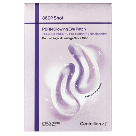 Centellian24 - 360º Shot PDRN Glowing Eye Patch - Náplasti pod oči s PDRN - 6 párů