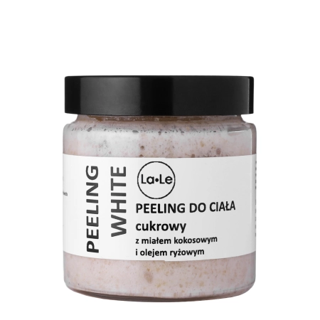 La-Le - PEELING - Cukrový peeling na tělo - White - 120 ml