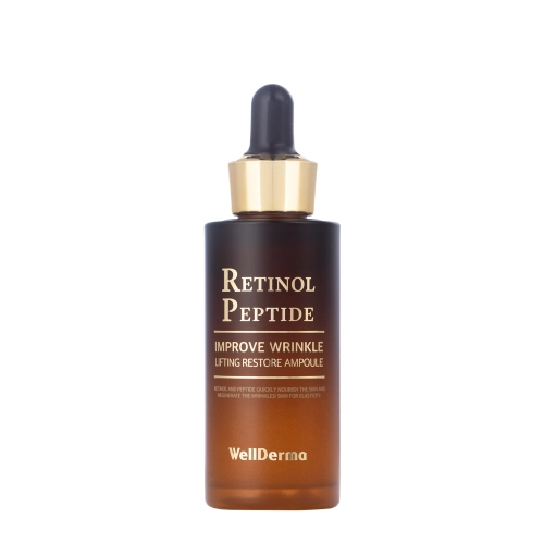 WellDerma - Retinol Peptide Lifting Restore Ampoule - Zpevňující ampule na obličej - 30 ml