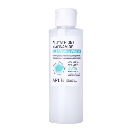 APLB - Glutathione Niacinamide Cleansing Water  - Čisticí micelární voda s glutathionem a niacinamidem - 160 ml