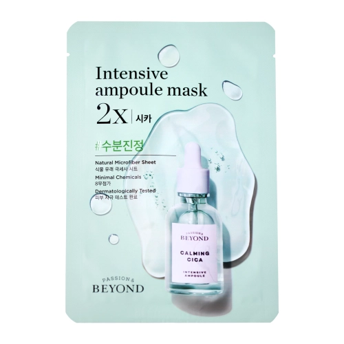 BEYOND - Intensive Ampoule Mask 2X - Cica - Zklidňující plátýnková maska na obličej - 1ks/25ml