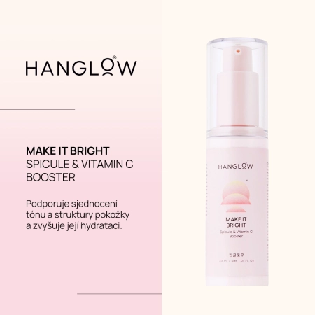 HanGlow - Make It Bright - Spicule & Vitamin C Booster - Rozjasňující sérum s mikrojehličkami a vitaminem C - 30 ml