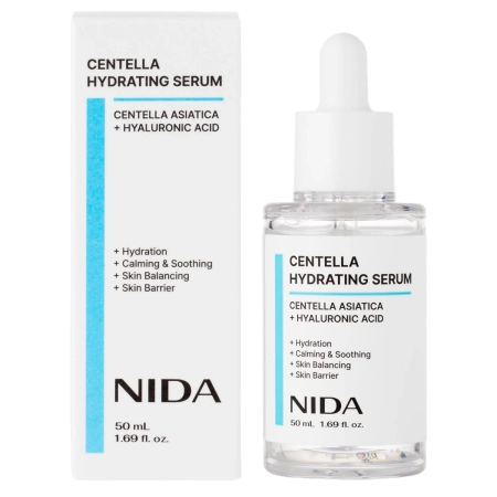 NIDA - Centella Hydrating Serum - Hydratační a zklidňující sérum na obličej - 50 ml