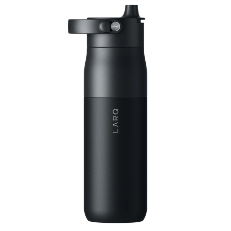 LARQ - Bottle PureVis 2 - Inteligentní, samočistící filtrační lahev, UV-C světlo - Obsidian Black - Objem: 680 ml