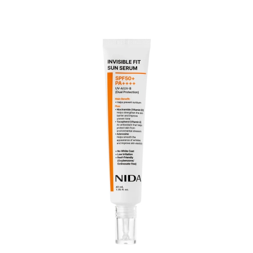 NIDA - Invisible Fit Sun Serum - Sérum na obličej s SPF - 40 ml