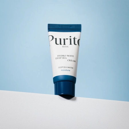 Purito Seoul - Hydro Wave Deep Sea Cream - Hloubkově hydratační krém s mořskou vodou - 15ml 