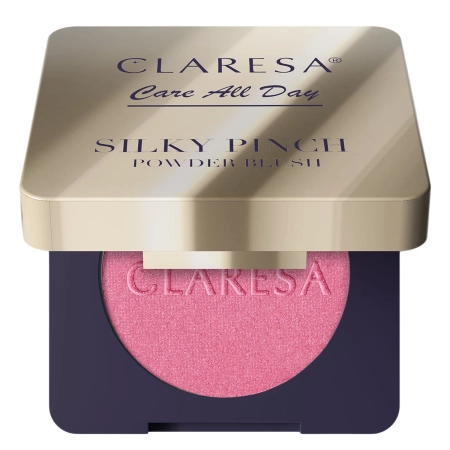 Claresa - Care All Day Silky Pinch Powder Blush - Pudrová tvářenka - Hibiscus 01 - 2 g