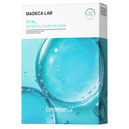 Centellian24 - Hyal Waterfull Glow Gel Mask - Sada hydratačních pleťových masek - 5x22ml