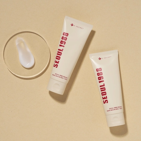 K-SECRET - SEOUL 1988 Cream : Snail Mucin 93% + Rice - Zklidňující krém na obličej s filtrátem hlemýždího slizu a rýží - 100 ml