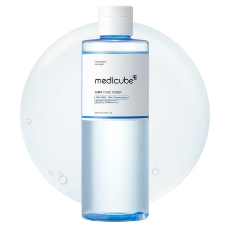 Medicube - Zero Pore Toner - Exfoliační tonikum na obličej s kyselinami - 250 ml