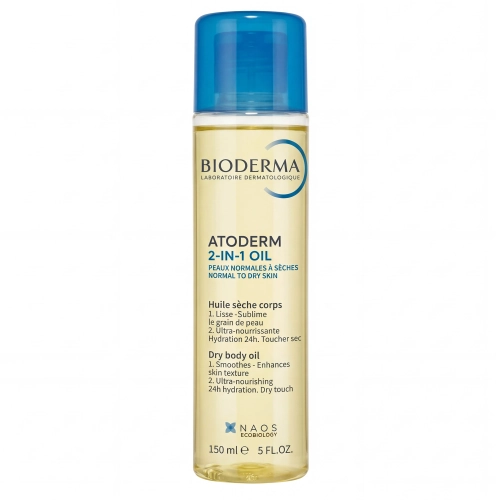 Bioderma - Atoderm 2-in-1 Oil - Suchý tělový olej - 150 ml