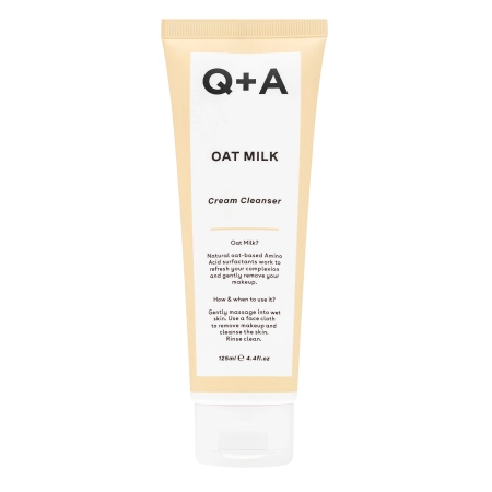 Q+A - Oat Milk Cream Cleanser - Krémová mycí emulze s ovesným mlékem - 125 ml