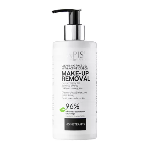 Apis - Cleansing Face Gel with Active Carbon - Čisticí gel s aktivním uhlím - 300 ml