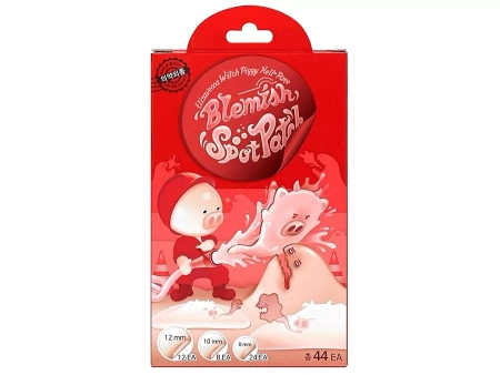 Elizavecca - Witch Piggy Hell Pore Blemish Spot Patch - Maskovací náplasti na pupínky - 44 ks